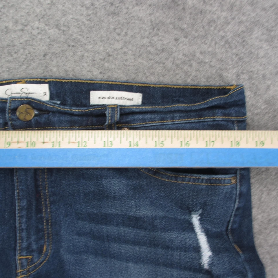 Pantalones de mezclilla para mujer Jessica Simpson 32 azules lavado medio para novia Foto 3 de 4