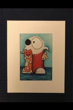 Ed King pop art - “Gazima & Sparkey” matte Signed 8x10”