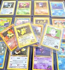 1st Edition - 100% Vintage Pokemon Pack 10 Classic Cards - WOTC Sets Only!!