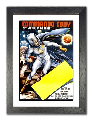 Commando Cody 1953 Science Fiction Film Werbung Poster berühmte Stars Fotodruck