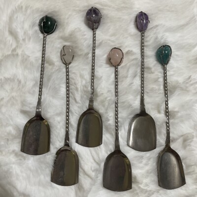 Stone Flat Tip Muddlers & Stirrers Or Spoons