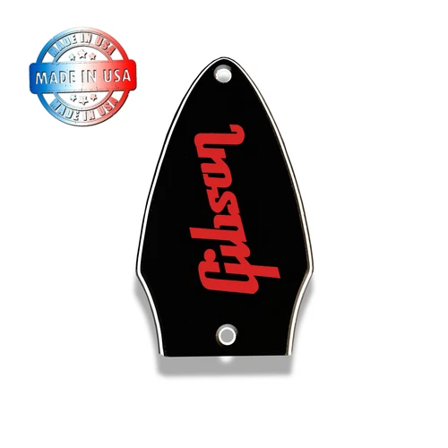 3 Ply Black 2 Screw Small Truss Rod Cover for Gibson Flying V & Melody Makers