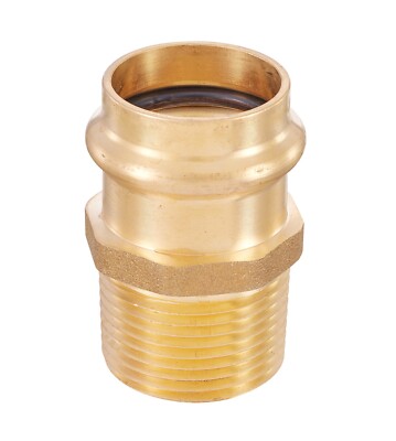 10 PCS EFIELD 3/4'' Press FitX 3/4'' Male NPT Brass Adapters, Full Port, Lead Free