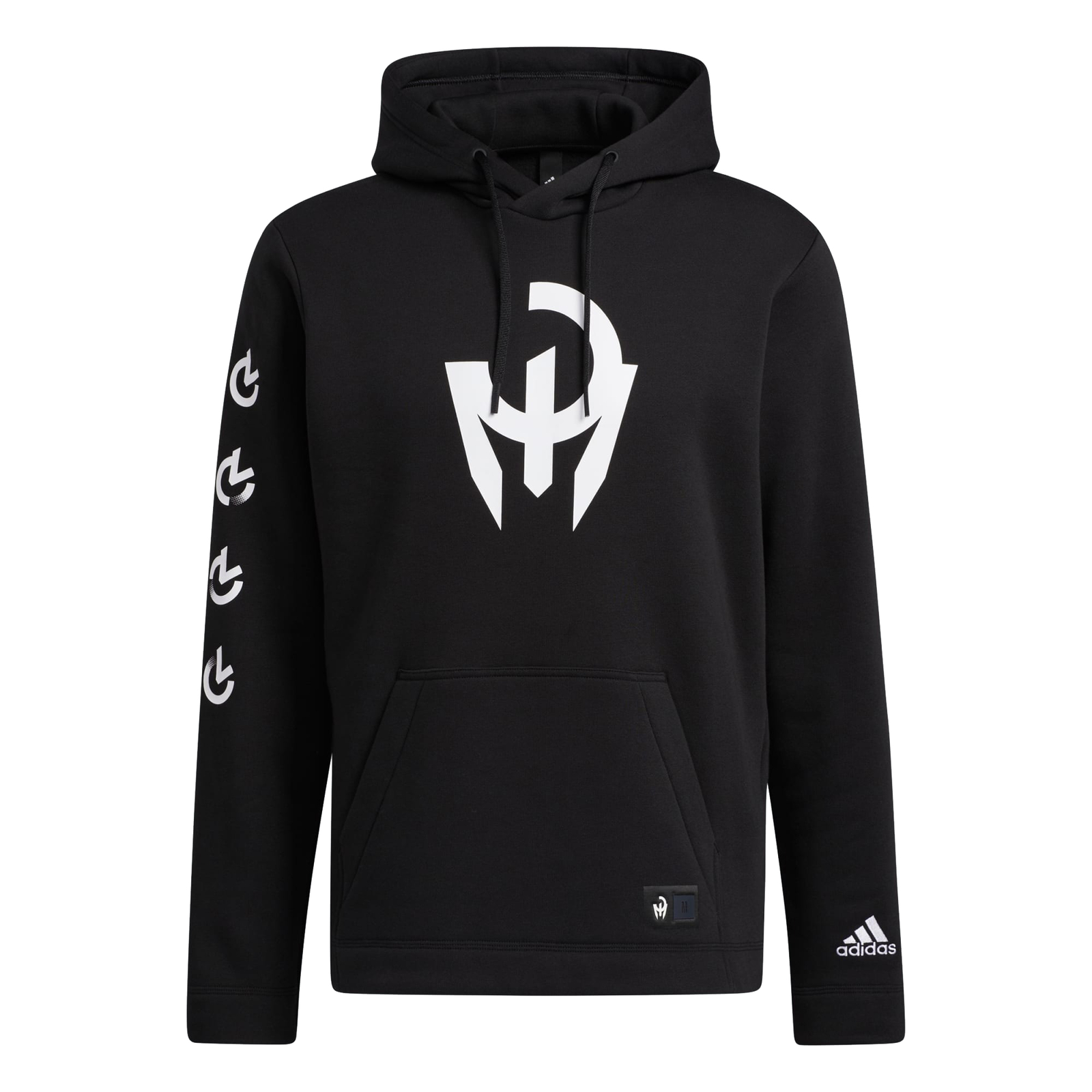 Мужская толстовка с капюшоном Adidas Mahomes Graphic, черный/белый