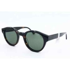 New Prodesign Denmark Cut 3 S 5532 Round Tortoise Sunglasses Green Lenses 48mm