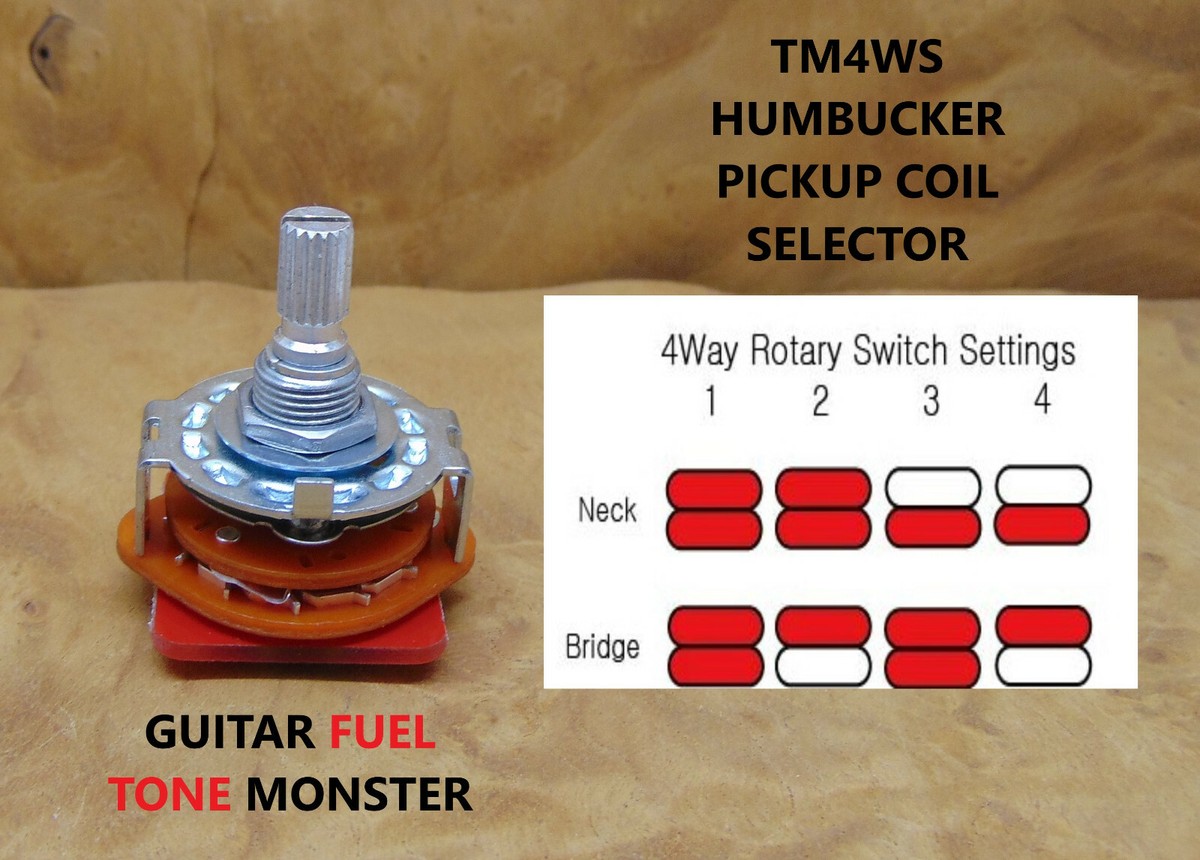 TONE MONSTER TM4WS Guitar Bass Humbucker Pickup Coil