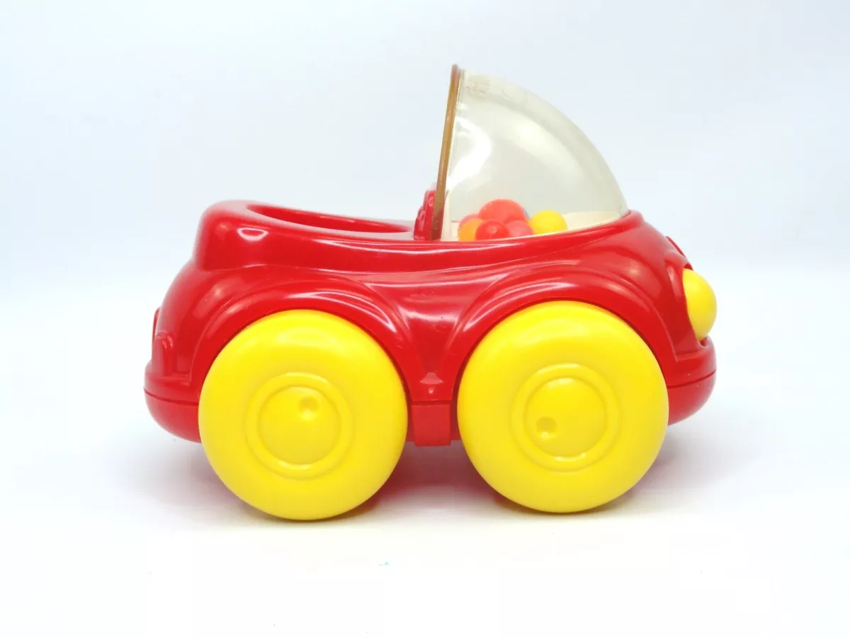 Fisher price sales red yellow car