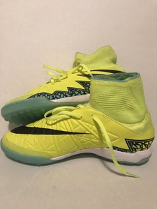 Nike Hypervenomx Proximo TF Size 4.5 youth Yellow and Black Indoor Soccer  887223794653 | eBay