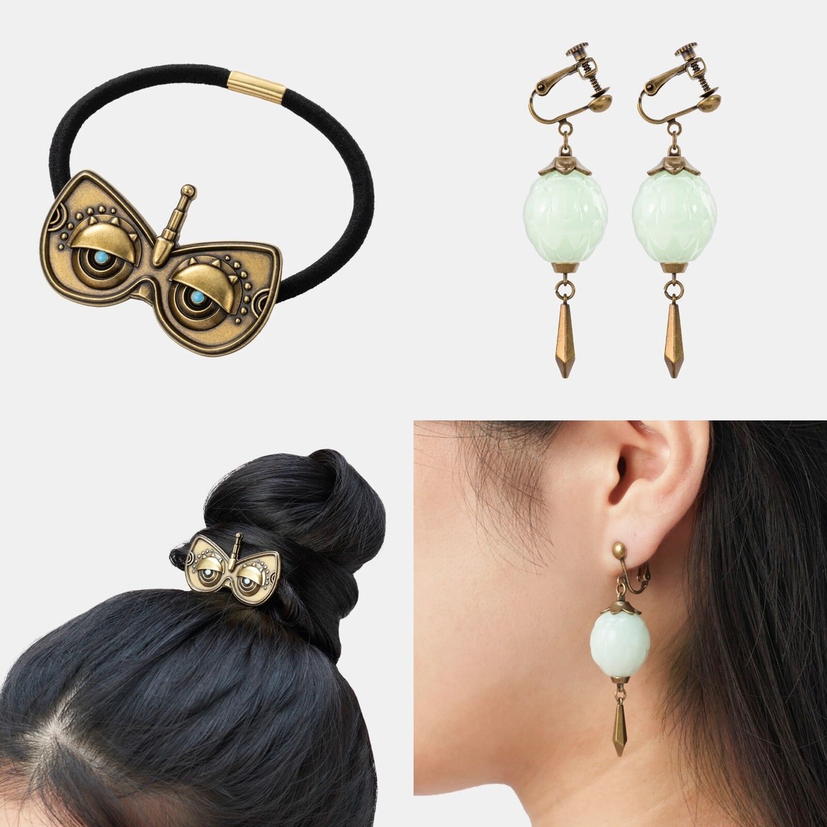 Legend of Zelda TEARS OF THE KINGDOM Earrings & Hair Tie Set