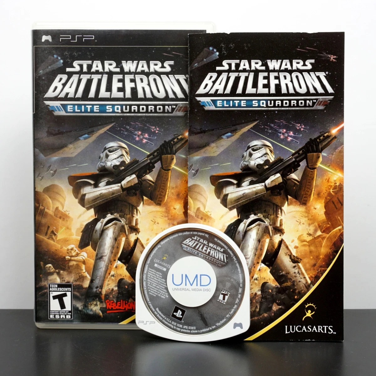 Star Wars Battlefront: Elite Squadron PSP PlayStation Portable.