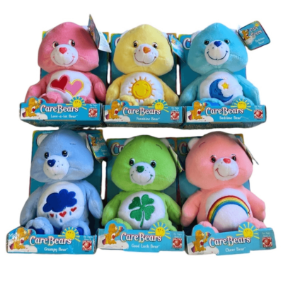 PELUCHE VINTAGE BISOUNOURS GROSFARCEUR GROS FARCEUR 15 cm BON ETAT CARE BEARS EUR 8,00 - FR