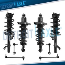 FWD Front Rear Struts with Coil Springs Sway Bars for 2016 - 2019 Honda Pilot
