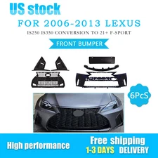 For 2006-2013 Lexus IS250 IS350 Conversion to 21+ F-Sport New Front Bumper
