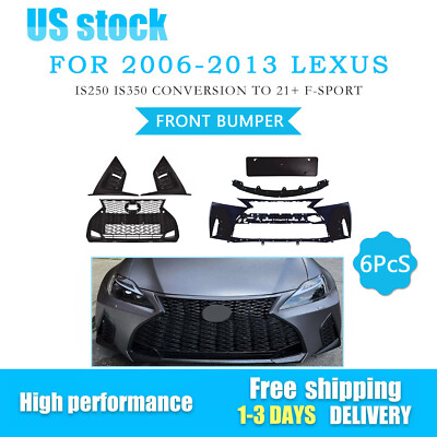 #ad #ad For 2006 2013 Lexus IS250 IS350 Conversion to 21 F Sport New Front Bumper $372.24
