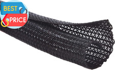 10Ft - 3/4 Inch Cord Protector Wire Loom Tubing Cable Sleeve Split Sleeving for