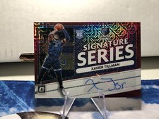 2020-21 Donruss Optic Xavier Tillman Red Signature Series Grizzlies Auto #SS-XAT