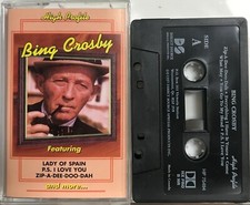 Bing Crosby Cassette Tape Direct Source Lady of Spain, Zip-A-Dee-Doo-Dah VG 