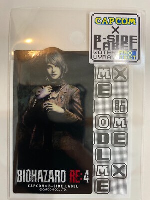 CAPCOM x B-Side Label Sticker BIOHAZARD RESIDENT EVIL Ashley Graham RE4 Remake