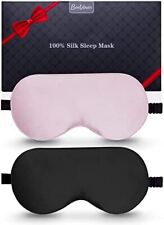 View Silk Sleep Mask, 2 Pack 100% Real Natural Silk Eye Mask with Adjustable Strap, on eBay Silk Sleep Mask, 2 Pack 100% Real Natural Silk Eye Mask with Adjustable Strap,