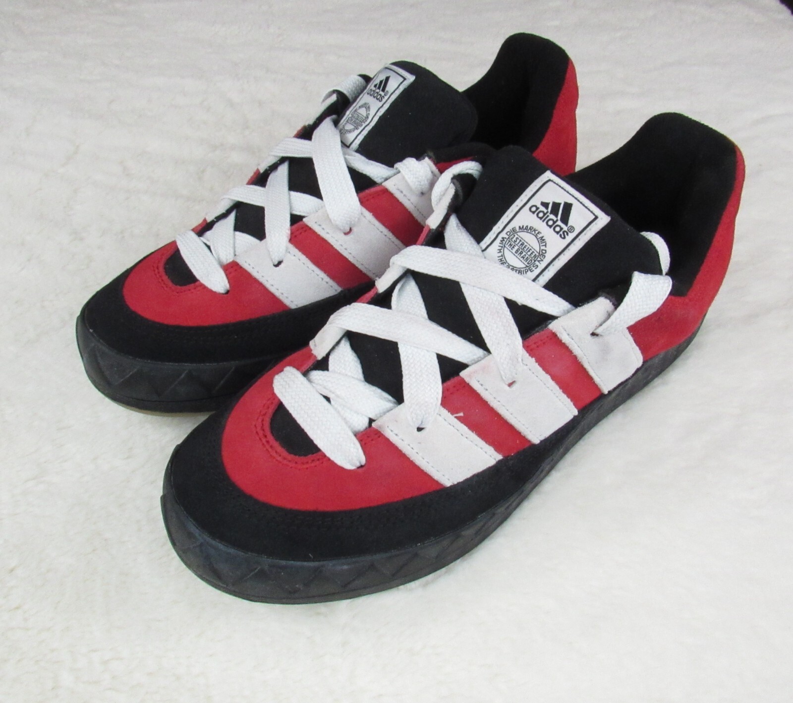 Adidas Adimatic Power Red Crystal Suede Men's Sz 10.5 Shoes GY2093