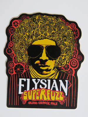 Bier Sticker ~ ELYSIAN Brewing Company ~ Seattle, WASHINGTON Big Hair Dude!