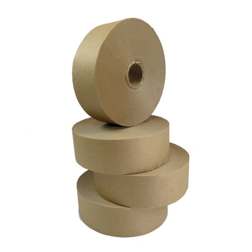 2 x ROLLS OF PLAIN STRONG GUMMED PAPER WATER ACTIVATED TAPE 48mm x 200M, 60GSM - Picture 3 of 7