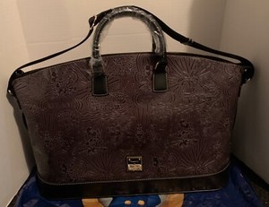 ebay leather duffle bag