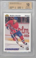 1991 Upper Deck Mathieu Schneider (#328) (Population of 1) BGS10 BGS