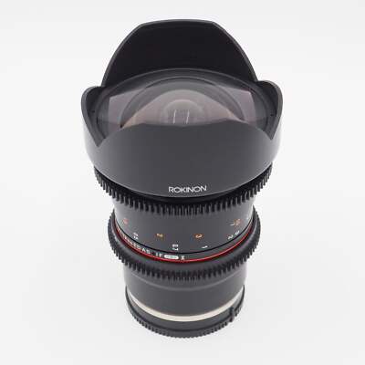 Rokinon 14mm Cine DS Lens Sony FE Mount USED