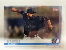 2019 TOPPS UPDATE SERIES SERGIO ROMO US164 MIAMI MARLINS