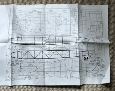 Jumbo Northrop ''Gamma'' Modellplan von Pres Bruning (70)