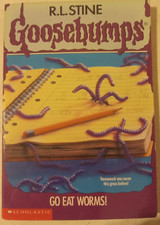 R.L. Stine's Goosebumps Book #21 Go Eat Worms Preowned