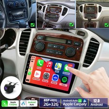32gb For Toyota Highlander 2000-2007 Android15 Car Radio Stereo 9gps Navi Wifi