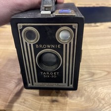 Vintage Eastman Kodak Brownie Target Six-20 Art Deco Box Camera