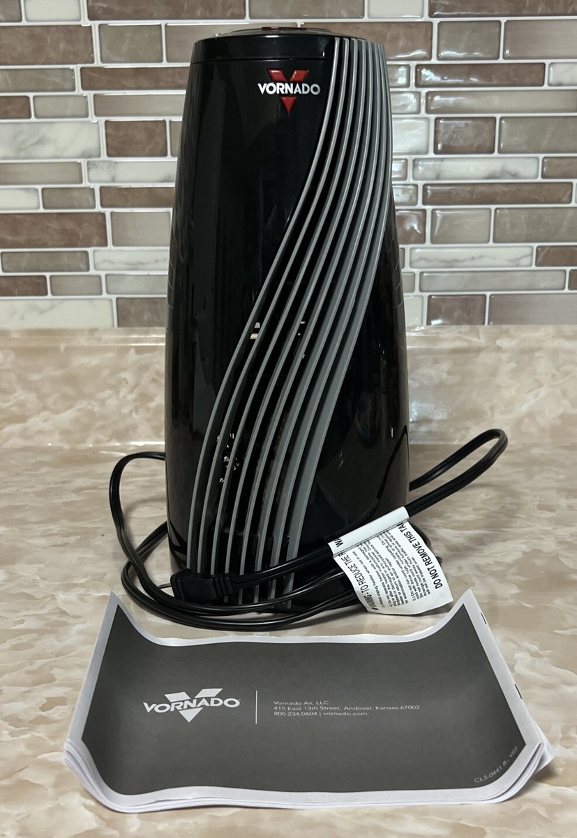 Vornado SRTH Small Room Tower Heater Personal Black Efficient/Effective  Heating | eBay