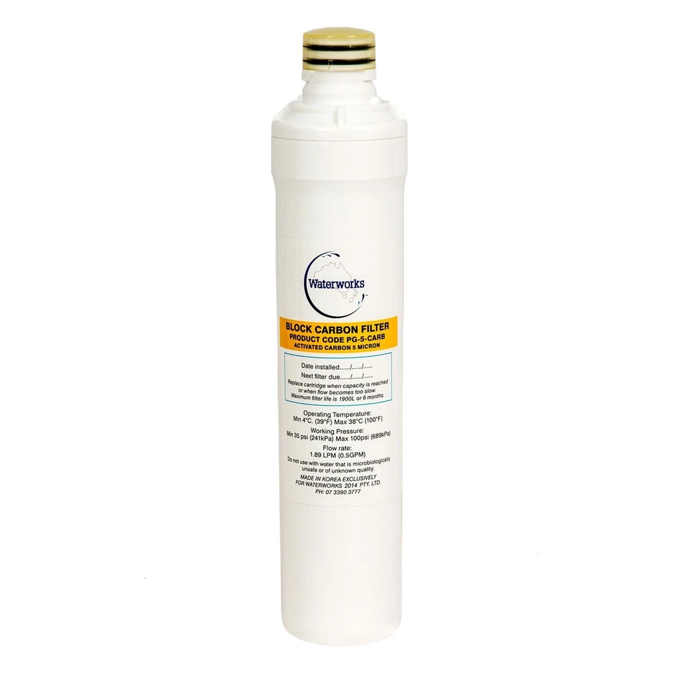Waterworks Aquanet Sediment + Carbon Water Filter PG-1+5-CARB PG-10-SED Filters - image 3 of 4