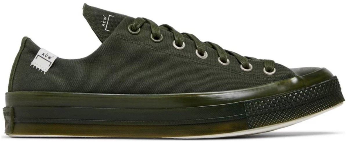 A-Cold-Wall* x Converse Chuck 70 Low Deep Pine Green for Sale