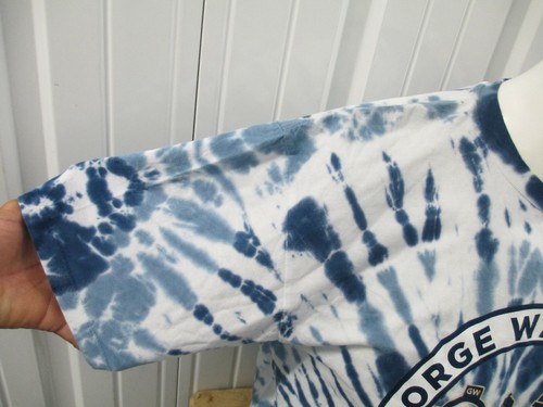 VINTAGE USCAPE APPAREL GEORGE WASHINGTON COLONIALS LARGE TIE-DYE SHIRT NWT - Picture 4 of 12