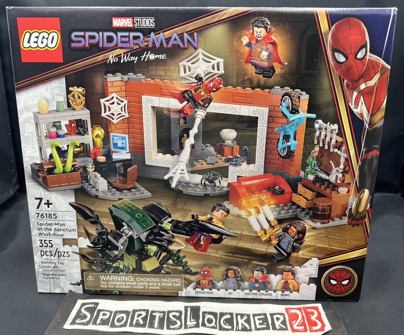 LEGO Marvel Spider-Man at the Sanctum Workshop 76185 Building Toy Set (355  Pieces) 