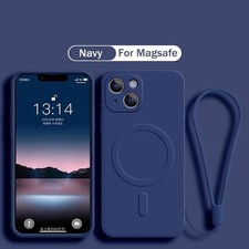 MagSafe Case For Apple iPhone 16 15 14 13 12 11 Pro Max Plus With Lanyard Strap