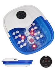 Collapsible Foot Spa Bath with Heat, Remote Control  16 Massage Rollers, Fas...