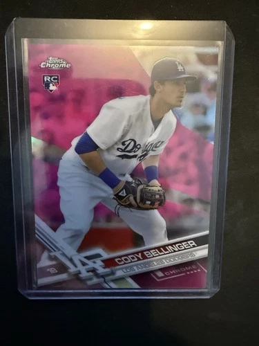 2017 Topps Chrome - Cody Bellinger #79 Pink Refractor (RC)