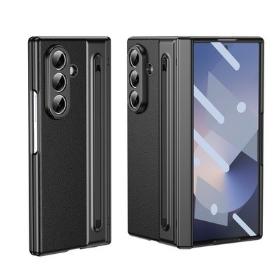 For Samsung Z Fold 7 6 5 4 3 Hinge Protection Screen Protector Pen Holder Case