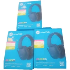 JLab JBuddies Protect Kids Hearing Protection Earmuffs Noise Reduction New 3pk