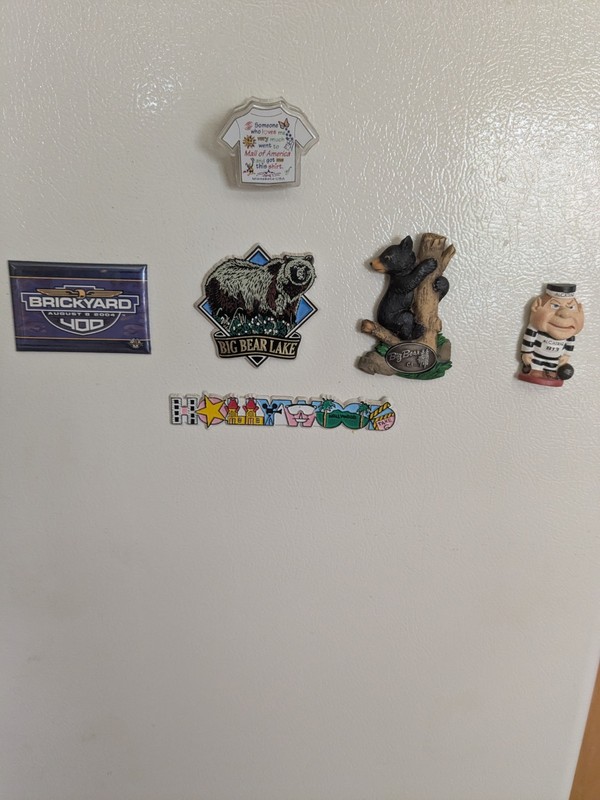 (6) Vacation Refrigerator Magnets