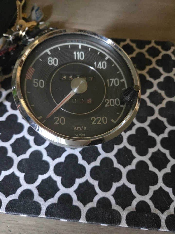 VELOCÍMETRO VDO ORIGINAL MERCEDES W113 230SL 250SL 280SL, VD Euro km/h Foto 2 de 4