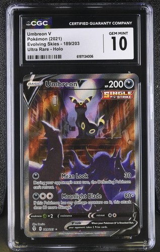 Umbreon V graded CGC 10 for sale on eBay