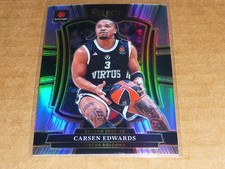 2025/26 Panini Select EUROLEAGUE CARSEN EDWARDS PREMIER LEVEL SILVER PRIZM #171