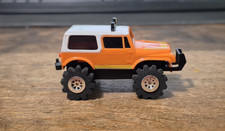 Vintage 1980's Schaper Stomper 4x4 Orange Jeep Renegade--Runs and Lights Up 
