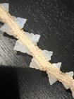 Vintage Mother of Pearl Carved Leaf  Bracelet - Victorian? Graduated Lovely — photo 8